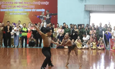 Giải vô địch Khiêu vũ thể thao - nghệ thuật tỉnh Gia Lai mở rộng năm 2024