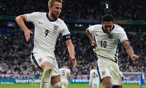 Bellingham và Kane lập công giúp đội tuyển Anh giành vé vào Tứ kết EURO 2024