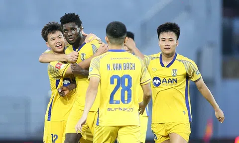 Vòng 26 V.League 2023-2024: Sông Lam Nghệ An thoát hiểm ngoạn mục, Hồng Lĩnh Hà Tĩnh nhận vé play-off