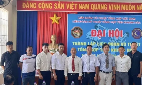 Đại hội thành lập Liên đoàn Võ thuật tổng hợp tỉnh Khánh Hòa nhiệm kỳ I 