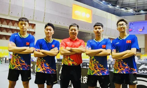 Giải vô địch Bóng bàn trẻ châu Á 2024: Việt Nam dừng bước tại tứ kết nội dung đồng đội nam