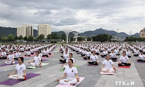 Lan tỏa phong trào tập luyện Yoga ở Hòa Bình  