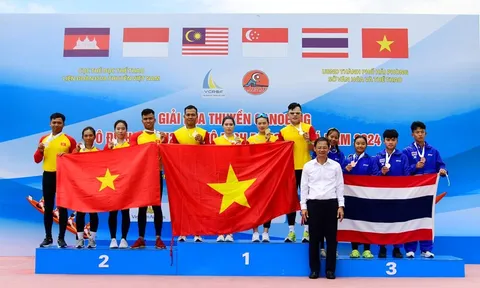 Việt Nam thắng áp đảo tại giải Đua thuyền Canoeing vô địch U19, U23 và vô địch Đông Nam Á 2024