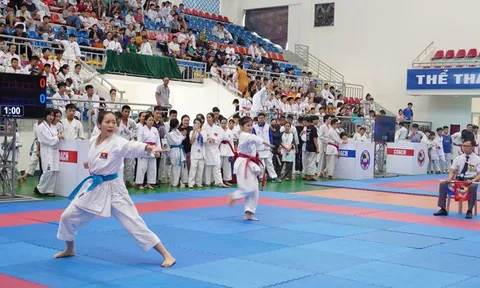 Hơn 600 vận động viên tranh tài giải vô địch Karate các câu lạc bộ Quảng Bình mở rộng lần thứ III