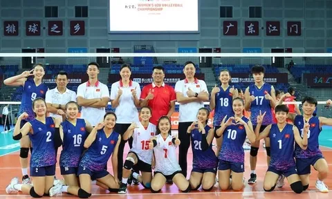 Đội tuyển bóng chuyền nữ U20 Việt Nam giành vé tham dự giải U21 thế giới 2025