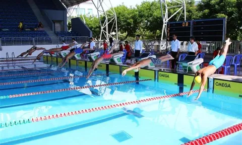 Khởi tranh giải Bơi và Lặn vô địch trẻ quốc gia năm 2024