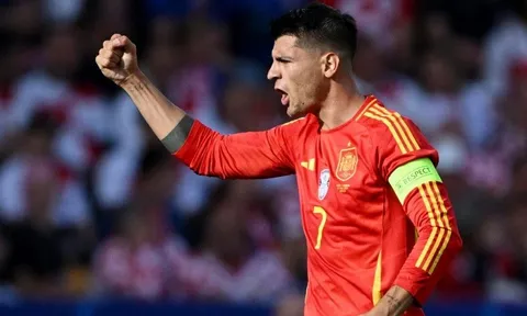Alvaro Morata gần như “trận nào cũng khóc” tại EURO 2024