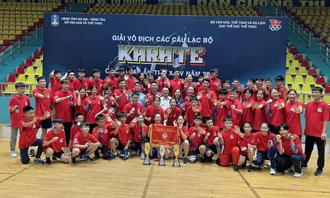 Giải vô địch các Câu lạc bộ Karate Quốc gia 2024: Hà Nội giành ngôi nhất toàn đoàn