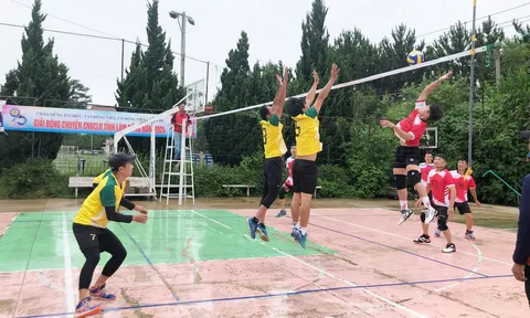 Hơn 350 vận động viên tranh tài giải Bóng chuyền Công nhân viên chức lao động tỉnh Lâm Đồng năm 2024