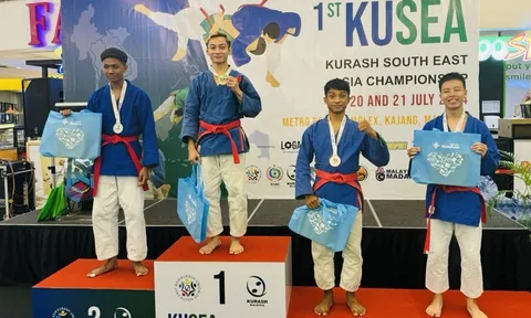 Giải vô địch Kurash Đông Nam Á 2024: Đội tuyển Việt Nam giành 9 huy chương vàng
