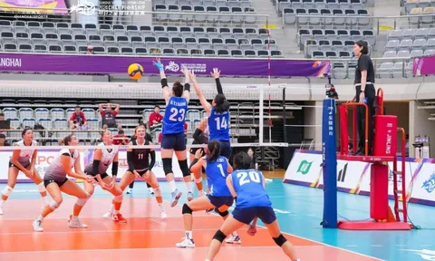 Các cô gái bóng chuyền nữ Việt Nam thắng trận ra quân giải Future Stars 2024