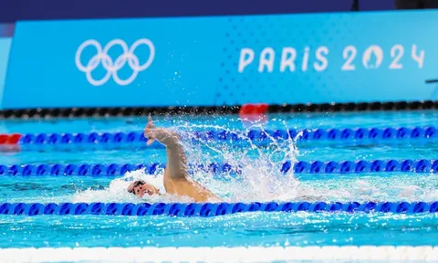 Olympic 2024: Nguyễn Huy Hoàng dừng bước ở vòng loại nội dung 800m tự do