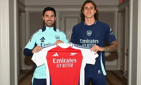 Arsenal công bố tân binh trị giá 45 triệu Euro