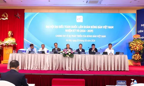Ông Nguyễn Xuân Vũ tái đắc cử Chủ tịch Liên đoàn Bóng bàn Việt Nam khóa VII
