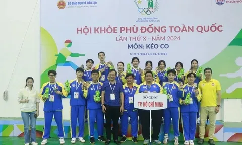 Kết thúc môn Kéo co Hội khỏe Phù Đổng toàn quốc lần thứ X: Thành phố Hồ Chí Minh giành trọn 3 huy chương vàng