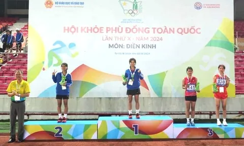 Hội khỏe Phù Đổng toàn quốc lần thứ X - 2024: Long An tạm xếp thứ 12 toàn đoàn