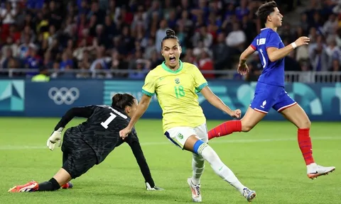 Tứ kết môn Bóng đá nữ Olympic Paris 2024: Brazil gây sốc, Canada dừng cuộc chơi