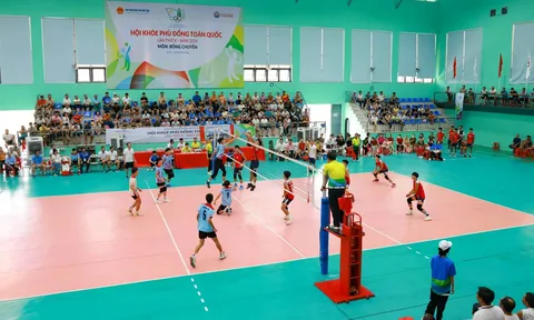 Hội khỏe Phù Đổng toàn quốc lần thứ X: Thanh Hóa, Nghệ An giành huy chương vàng môn Bóng chuyền
