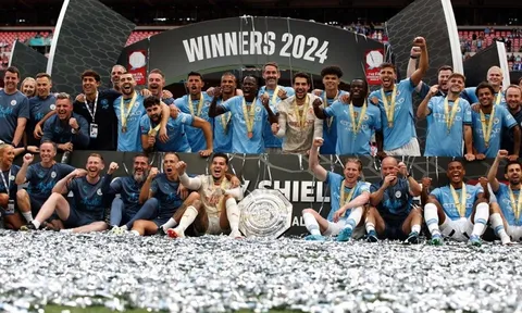 Man City giành Siêu cúp Anh sau loạt "đấu súng" cân não
