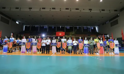 Khai mạc giải Bóng chuyền Công an thành phố Hồ Chí Minh mở rộng lần thứ nhất năm 2024