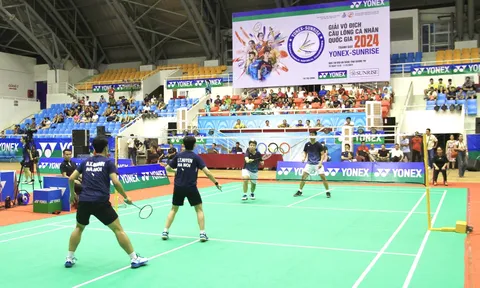 Gần 150 vận động viên tranh tài giải vô địch Cầu lông cá nhân quốc gia năm 2024