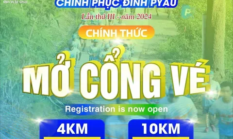 Mở cổng bán vé online giải Việt dã “Chinh phục đỉnh Pờ Yầu”