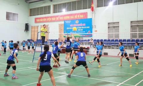 Giải Bóng chuyền hơi công nhân, viên chức, lao động tỉnh Bắc Giang năm 2024