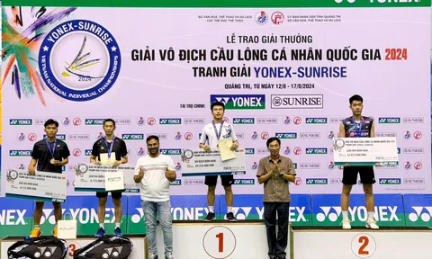 Hà Nội nhất toàn đoàn giải vô địch Cầu lông cá nhân quốc gia 2024