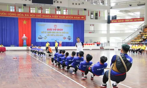 Hơn 430 vận động viên tranh tài giải vô địch trẻ và thiếu niên Kéo co quốc gia năm 2024