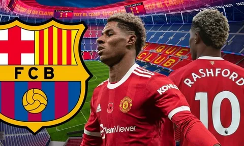 Marcus Rashford trở thành mục tiêu theo đuổi của Barcelona