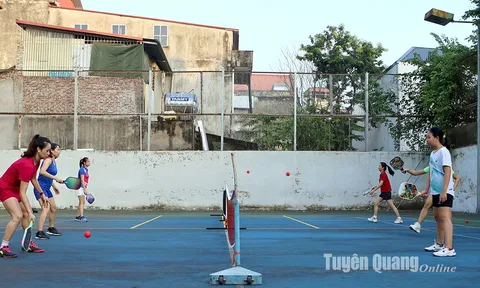 Pickleball - môn thể thao hấp dẫn ở Tuyên Quang