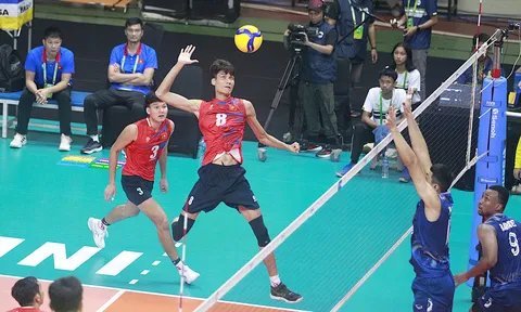 Chặng 2 SEA V.League 2024: Tuyển bóng chuyền nam Việt Nam thua Thái Lan trận ra quân