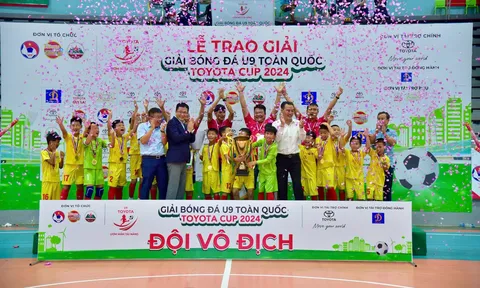Giải Bóng đá U9 toàn quốc Toyota Cup 2024: Gia Bảo Hải Dương đăng quang ngôi vô địch