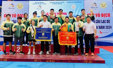 Giải vô địch Cử tạ câu lạc bộ quốc gia năm 2024: Thành phố Hồ Chí Minh xếp thứ nhất toàn đoàn