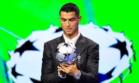 Cristiano Ronaldo được UEFA vinh danh giải thưởng đặc biệt