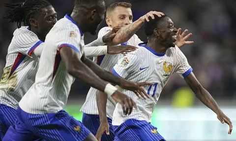 Đội tuyển Pháp giành 3 điểm đầu tiên ở Nations League 2024-2025