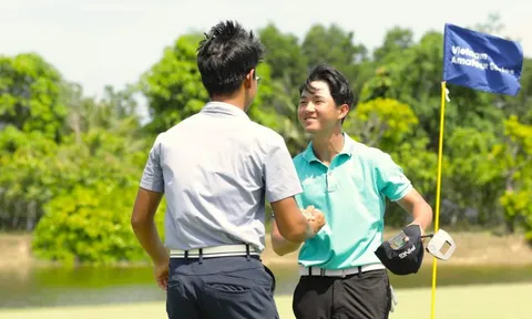 Golfer Nguyễn Anh Minh và Lê Khánh Hưng dự giải Golf Junior Presidents Cup 2024