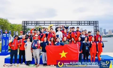 Giải Rowing U19 và U23 vô địch châu Á 2024: Việt Nam giành 1 huy chương vàng, xếp hạng 4 chung cuộc