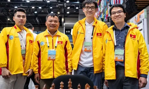 Giải cờ Vua đồng đội thế giới 2024: Đội tuyển nam Việt Nam thắng ván thứ 5 liên tiếp