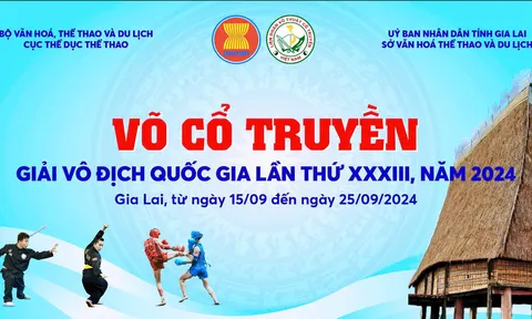 Giải vô địch Võ cổ truyền quốc gia năm 2024 thu hút gần 700 huấn luyện viên, vận động viên tham gia