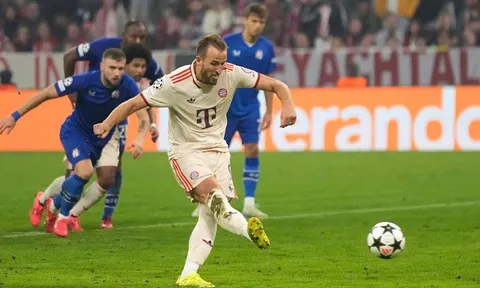 Harry Kane lập poker, Bayern Munich thắng đậm ở Champions League