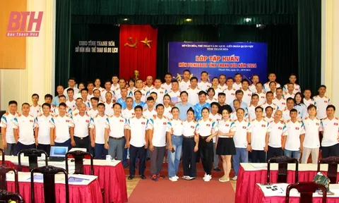 Thanh Hóa tổ chức Lớp tập huấn môn Pickleball tỉnh Thanh Hóa năm 2024