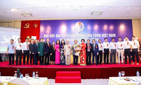 Ông Lê Đăng Xu tiếp tục được bầu làm Chủ tịch Liên đoàn Cầu lông Việt Nam nhiệm kỳ VII (2024-2029)