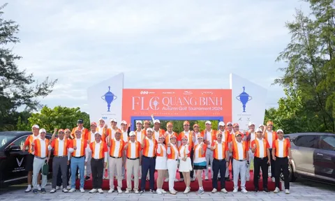 Gần 600 vận động viên tranh tài tại giải FLC Quang Binh Autumn Golf Tournament 2024