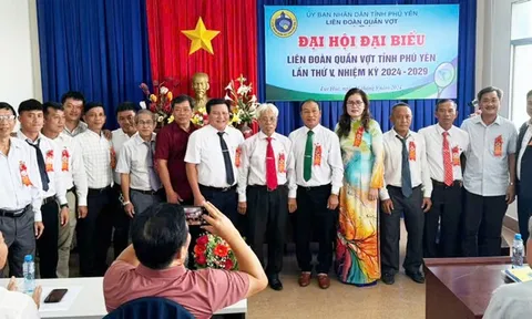Ông Lê Văn Trúc tái đắc cử Chủ tịch Liên đoàn Quần vợt Phú Yên nhiệm kỳ 2024-2029