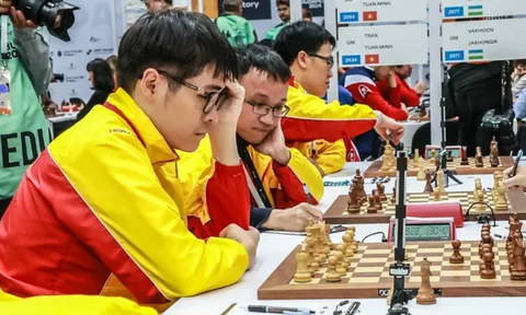 Giải cờ Vua Olympiad 2024: Đội tuyển cờ Vua nam Việt Nam hết cơ hội giành huy chương