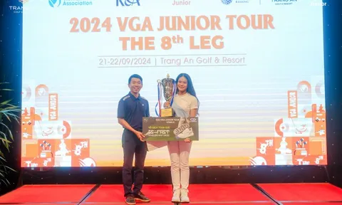 Nguyễn Viết Gia Hân vô địch chặng 8 VGA Junior Tour 2024