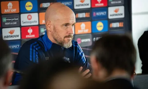 Huấn luyện viên Ten Hag chỉ trích thể thức mới của Europa League, chán ngán nói về Luke Shaw