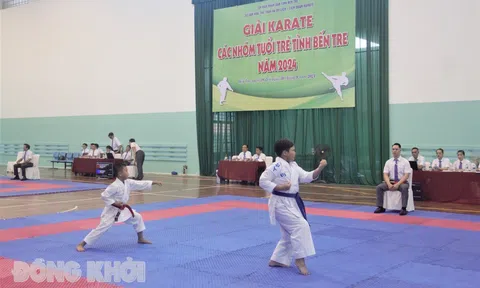 Giải Karate các nhóm tuổi tỉnh Bến Tre năm 2024 