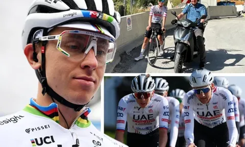 Cha của Tim Wellens bị stress khi dẫn buổi tập có Tadej Pogacar